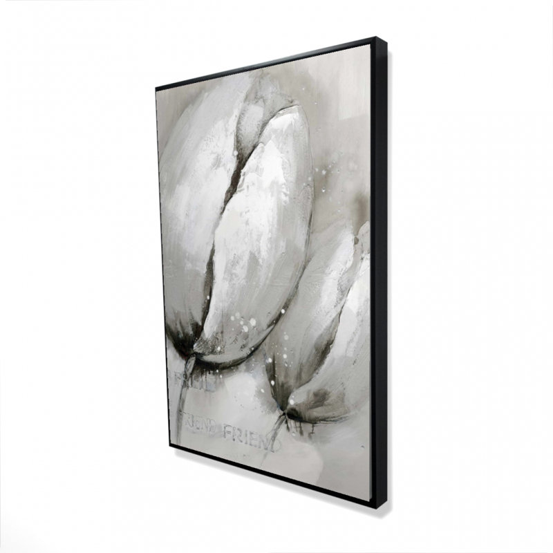 "Tulipes contemporaines" sur toile
