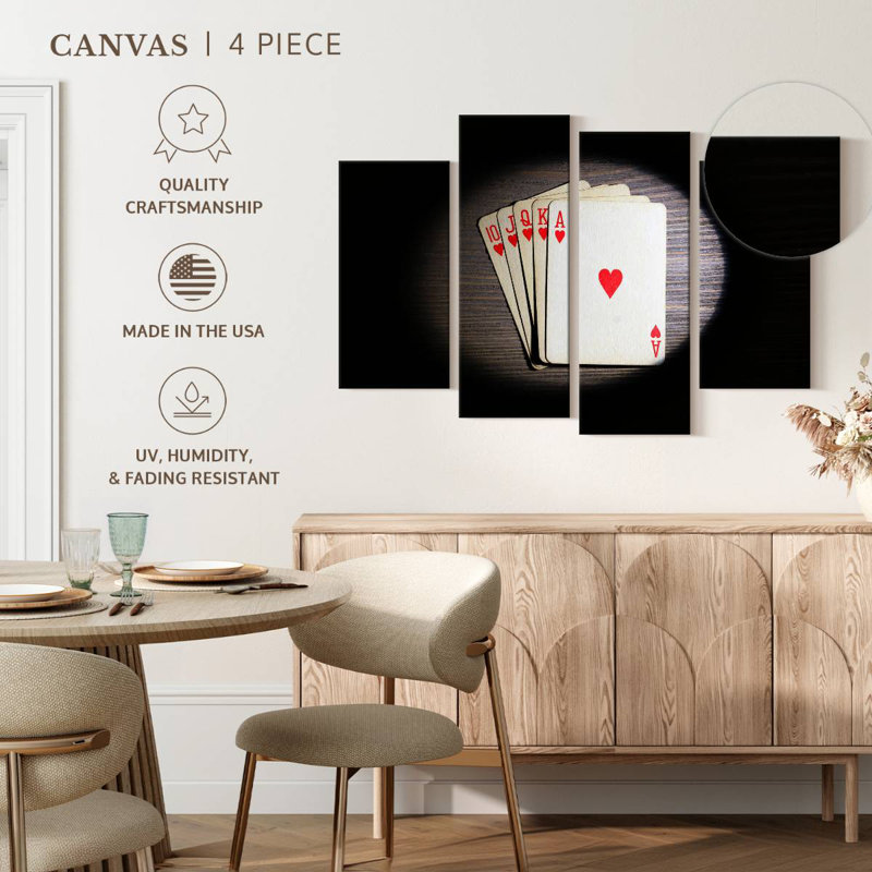 Senne Poker Flush, 42" H x 68" W