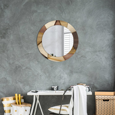 Huldar Glass Flat Wall Mirror