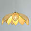 Luminaire suspendu en rotin, luminaire suspendu - ampoule E26 (non incluse) - P 25,6 po x H 11,81 po