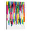 Colourful Stripes IV by Mareike Böhmer - Painting on Canvas-1405235410-1405235409