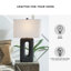 Ensemble de 2 lampes de table Caytlin