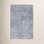 Linsly Blue Ivory Hand-Woven Geometric Wool Rug