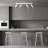 Bianca  4-Light Matte White Dimmable LED Integrated Track Lighting with Pivoting Track Heads