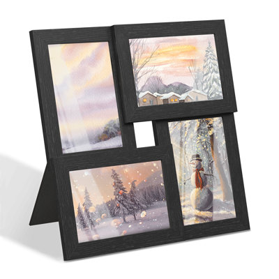 33x89x2.5cm Black Picture Frame - Set of 4