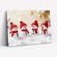 «Snowman Winter Holiday», art mural sur toile-121121685
