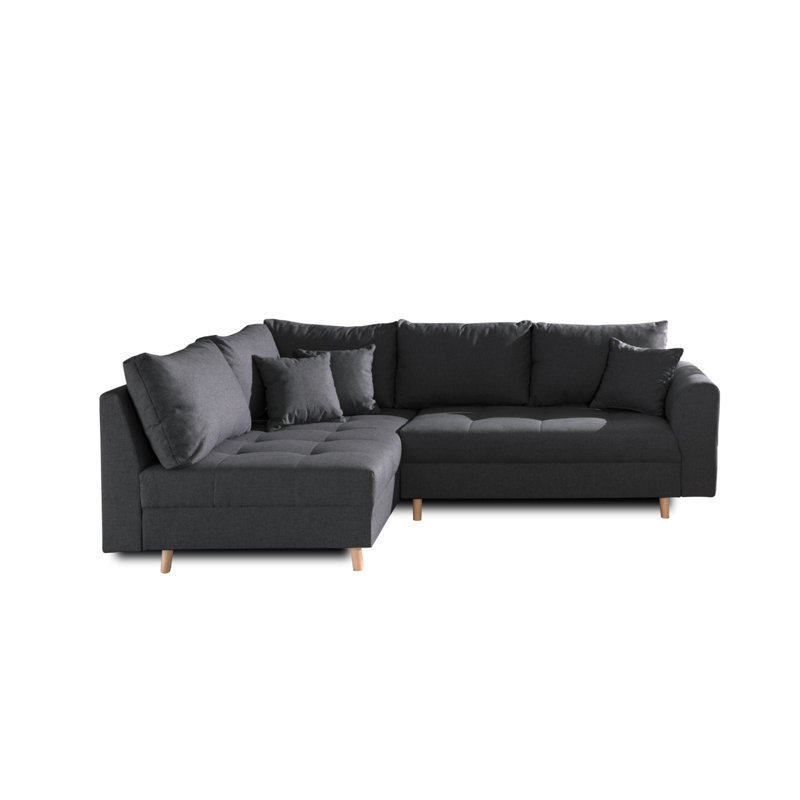 Rune 4 Seater Corner Sectional, Left Hand Facing, Grey