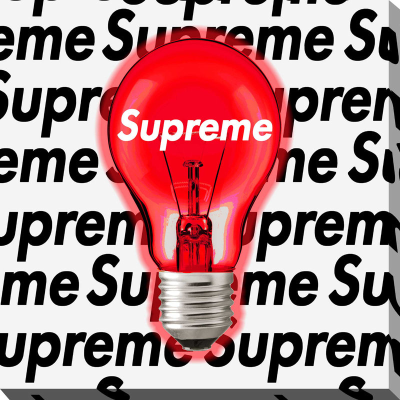 «Supreme Idea (Square)» par Jodi - impression, Toile tendue, H 36 po x l 36 po x 1,5 po