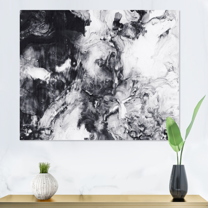«Blue Blue and White», impression sur toile, Toile tendue, H 34 po x l 44 po