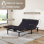 Ensemble de lit réglable Cyrielle + matelas en mousse viscoélastique imprégnée de gel rafraîchissant de 12 po - lit électrique à gravité zéro avec télécommande sans fil, inclinaison de la tête / du pied, lumière DEL, ferme moyenne sans fibre de verre-130447105