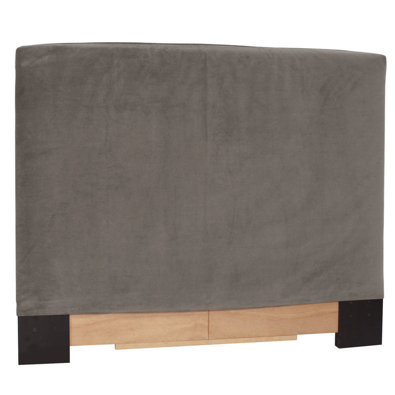 Straley Upholstered Headboard, Twin, Bella Pewter