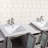  Modern 72" Double Bathroom Vanity Set with Mirror-27042763