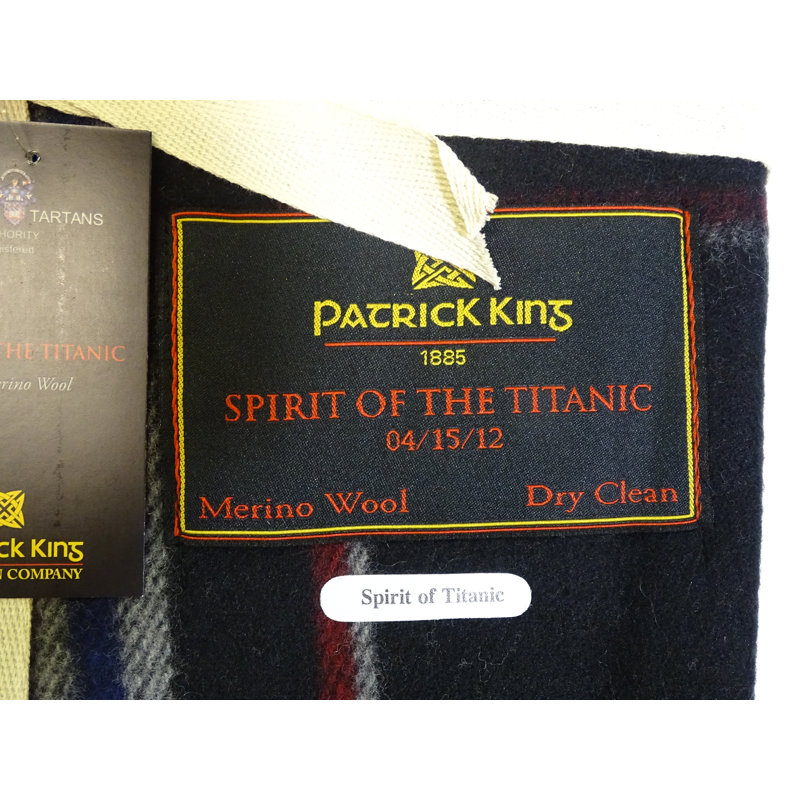 Jeté en laine spirit of the titanic, l 62 po x L 69 po