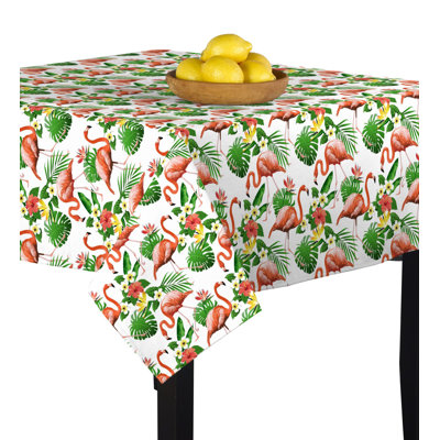 Ilani Tropical Flamingos Tablecloth