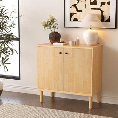 Solid Wood 2-Door Cabinet
