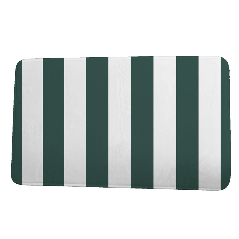 Tapis de bain Crowborough, l 17 po x L 24 po, Vert