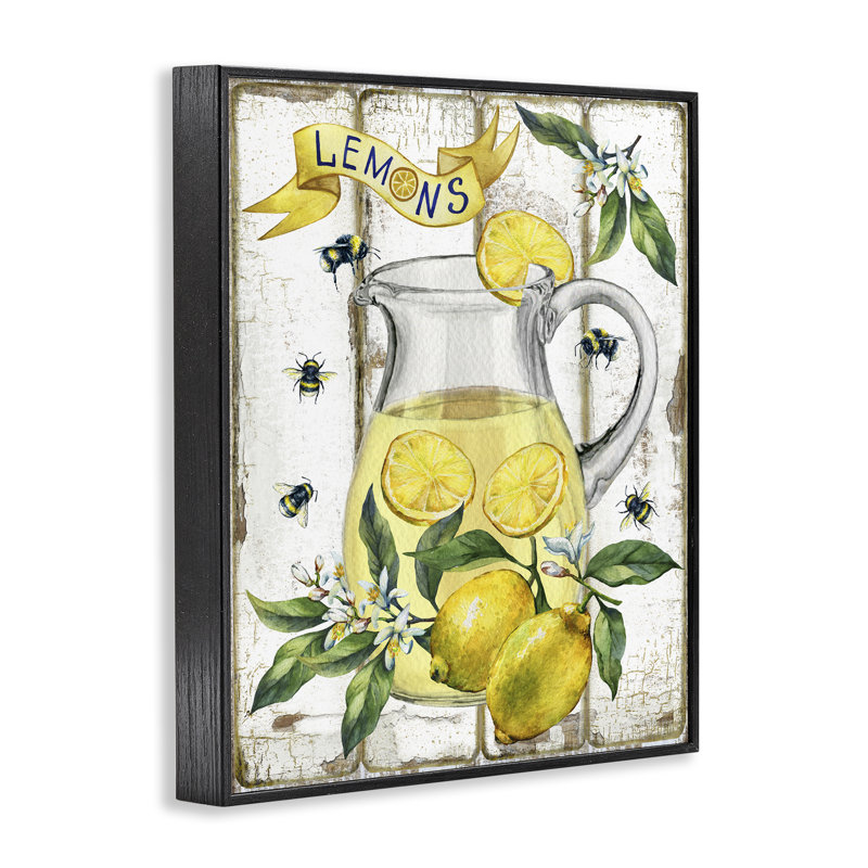 «Farmhouse Fresh Lic», estampe numérique par Creatif Belle, H 14 po x l 11 po, Giclée encadrée noir minuit