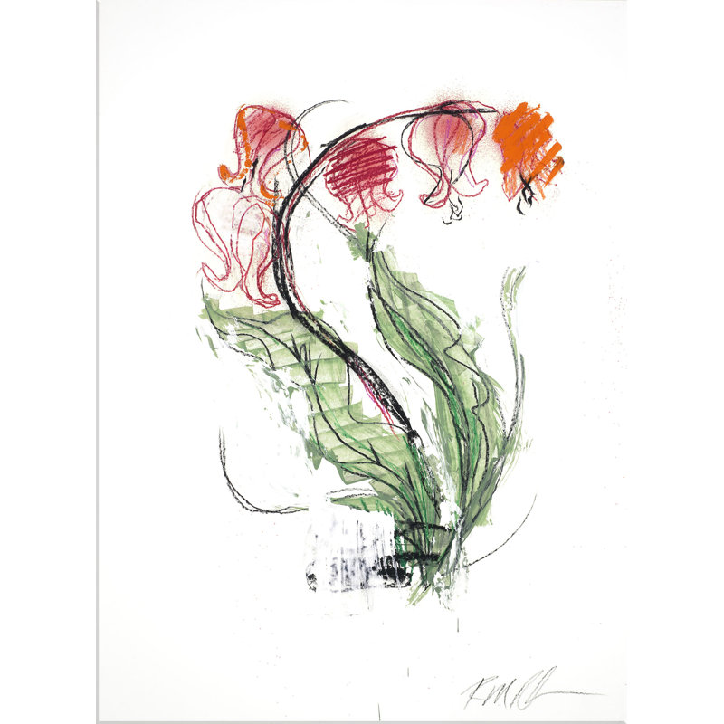 Leaf And Flower 6 Print