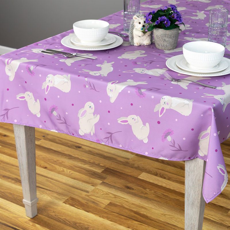 Rectangle Easter Polyester Tablecloth