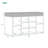Shoe Storage Bench with Cushion, 10 Cubbies and Seating-89212137