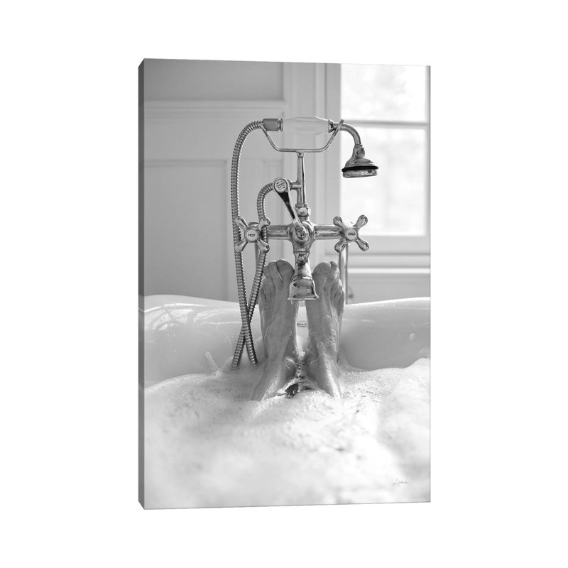Bubble Bath I by Aledanda - Wrapped Canvas Print, 66.04 cm H x 45.72 cm W x 1.91 cm D