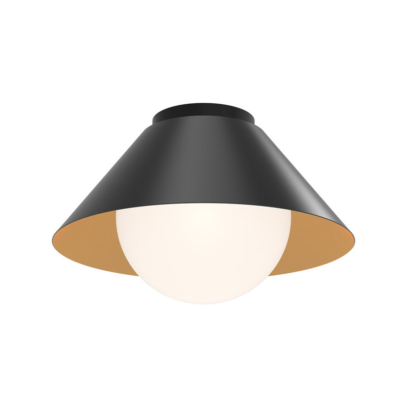 Ireland Integrated LED Dimmable Flush Mount , Matte Black