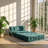 Evergreen 36.61" W x 36.61" D x 25.18" H Convertible Chenille Modular Futon Chair-129206973