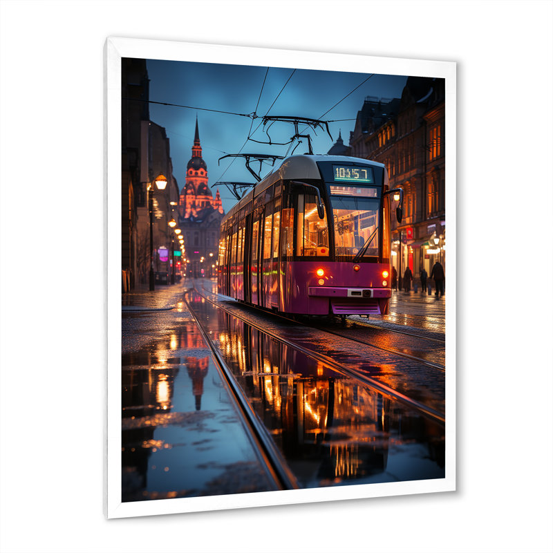 Copenhague, beau paysage urbain Spot I, Impression blanche sur toile encadrée, H 20 po x l 12 po x P 1 po