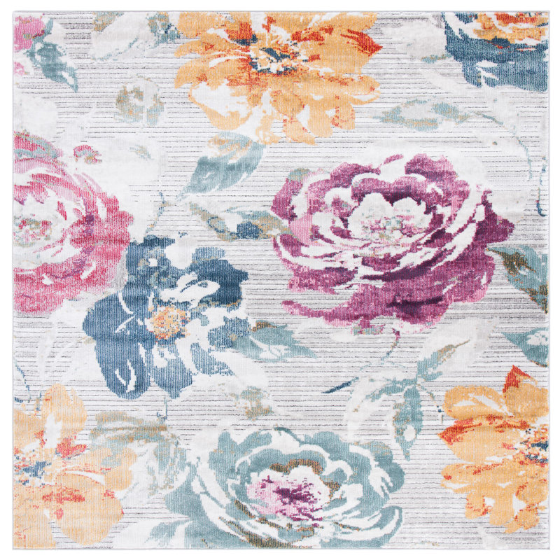 Tapis floral Gallois 900 Performance, Carré 6 pi 7 po