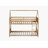 Sturdy and Versatile Twin Over Twin Bunk Bed with Safety Features and Space Optimization-156137749