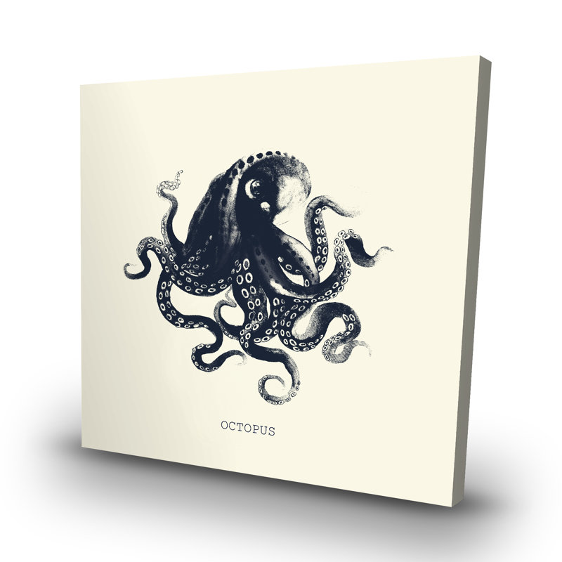 Octopus - 32"x32" art on canvas