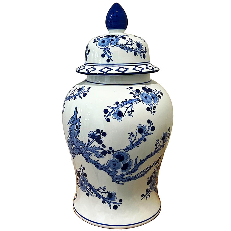 Classic White Large Ginger Jar