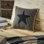 Coussin Black Check Star