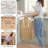 Handwoven Wicker Laundry Hamper with Lid,2 Section Wicker Laundry Basket for Dirty Clothes,with Washable Linen Liner,Large-607639411