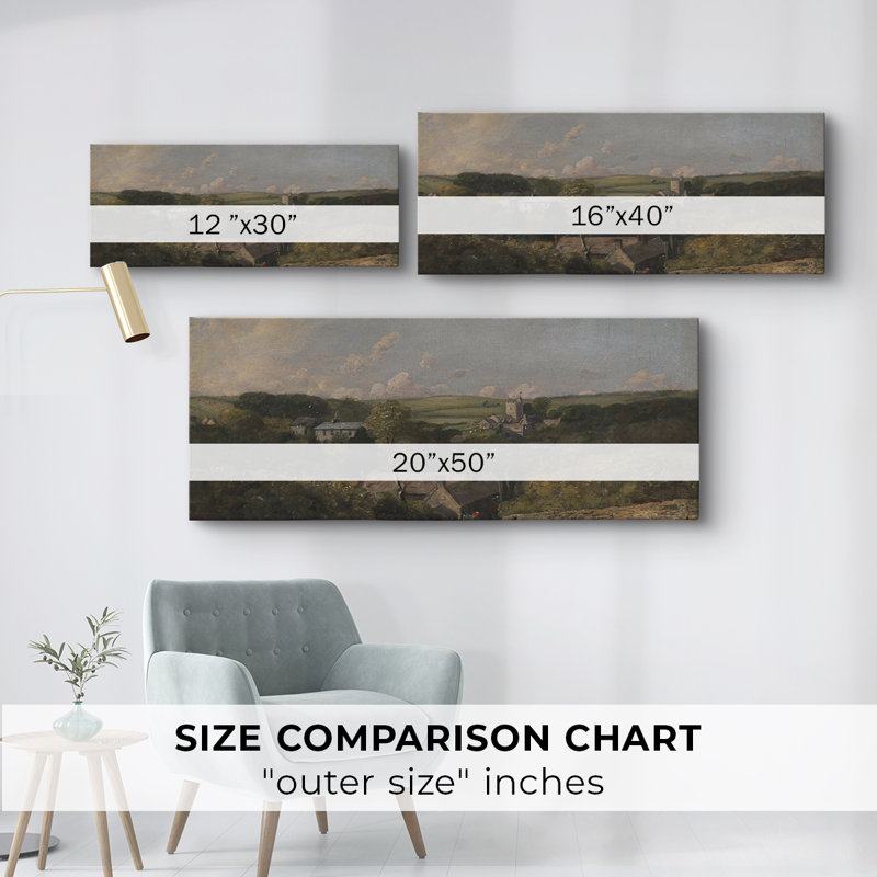 Série paysage - DCCXL - Toile tendue avec châssis - Prêt à accrocher