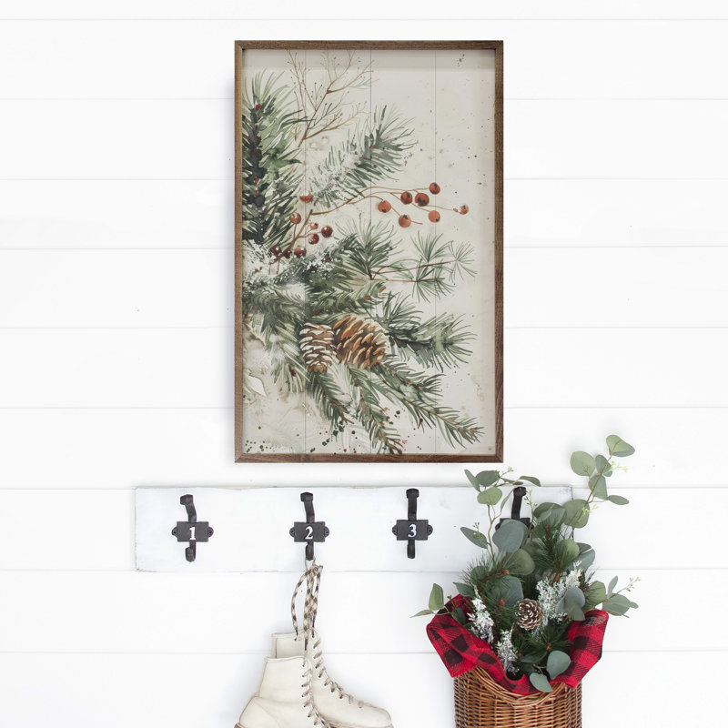 Branches de Noël par Petals Prints Design, H 24 po x l 16 po