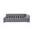 Upholstered Daybed With Trundle,Sturdy Wooden Bed Frame, Modern Diamond Grid Design,For Bedroom, Guest Room-1350031896