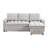78.75" Reclining Sofa, Pull-Out Sofa Bed With USB And Tape-C Charging Ports, L-Shaped Sectional Sofa With Reclining Storage And Arm Side Organizer Pocket Features, Living Room Comfort Sofa-1620523003