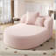 Chaise longue Canapé-lit sans os 51,6 po avec deux coussins de soutien-1676043040