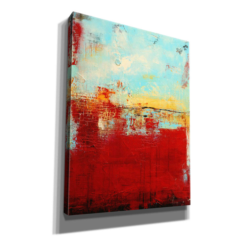 «Epic Graffiti» «Red Alaskan» par Erin Ashley, impression giclée rouge sur toile par Erin Ashley