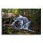 Art mural en verre Latitude RunMD «Waterfall In The Woods» par Rick Berk-1808979152