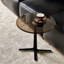 Table d'appoint ronde en verre Iorio