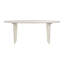Celine 79-Inch Oval White Wash Dining Table