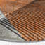 Tontogany Geometric Gray/Orange Area Rug-960453423