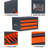 Drill Bit Dispenser 3 Drawer Box - Organize Bits, Aluminum, Copper, Soft Alloy Steel, Wood. Thick Steel. 15.7"L X 9.4"W 11.8"H. Cement Grey Storage Cabinet Store Wood Easily.