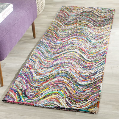 Anaheim Hand Tufted Cotton Abstract Rug
