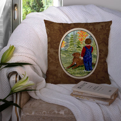 Outdoor Reversible Throw Pillow