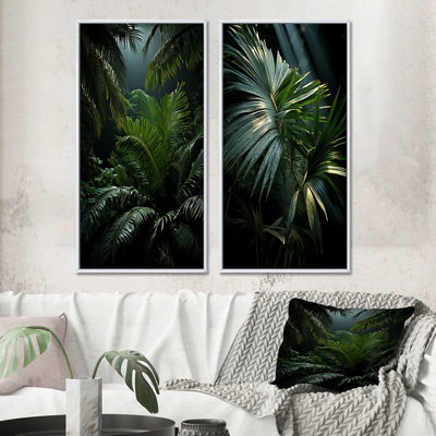 «Palm Trees Jungle», 2 pièces