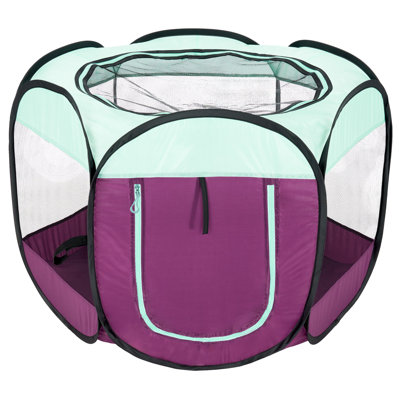 Panel Mesh Pet Playpen With Door