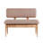 Extendable Dining Table & Chairs Set (5 Pieces), Atlantic Pine & Stone Color | 100% Melamine Coated Particle Board, Table: 51.2 x 30.3 x 31.5 inches | Velvet Chairs, Hornbeam Legs, Modern Scandinavian Design, Max Load: 418 lbs-1191373575-1191373568
